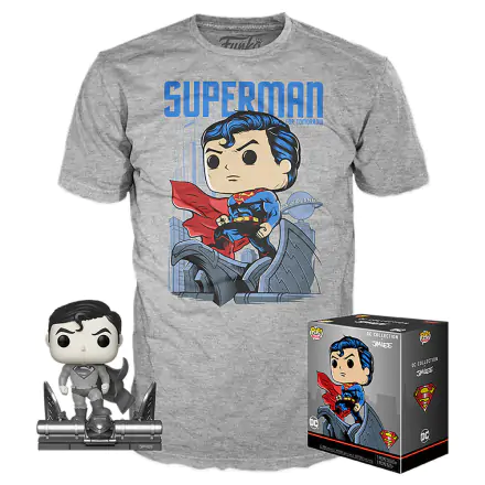 Funko POP & Tee DC Comics Jim Lee Superman figura i majica kutija termékfotója