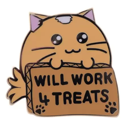 Fuzzballs Pin Badge Whisky Will Work 4 Treats ograničeno izdanje fotografija proizvoda