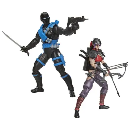 G.I. Joe Classified Series Akcijska figura 2-Pack Snake Eyes & Kim 