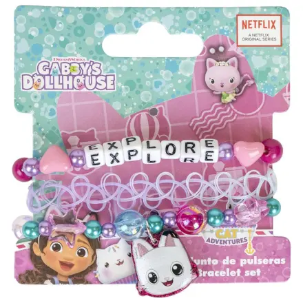 Gabi's Dollhouse Adventures set narukvica 3 kom fotografija proizvoda