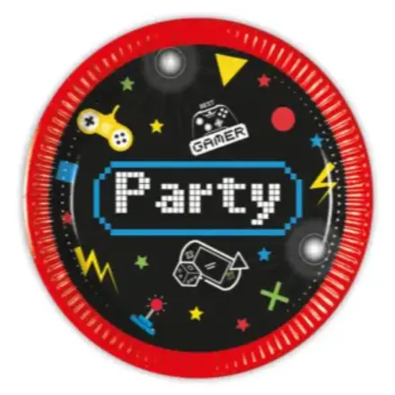 Gaming Party papirnati tanjuri 8 komada 20 cm FSC fotografija proizvoda