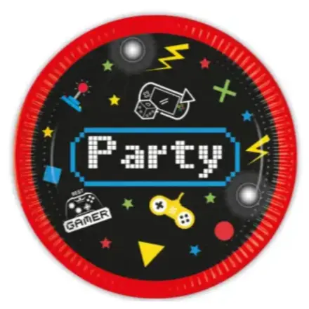 Gaming Party Papirnati tanjuri 8 komada 23 cm FSC fotografija proizvoda