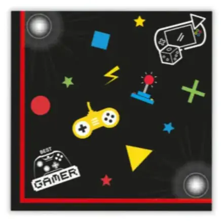 Gaming Party salvete 20 kom 33x33 cm FSC fotografija proizvoda