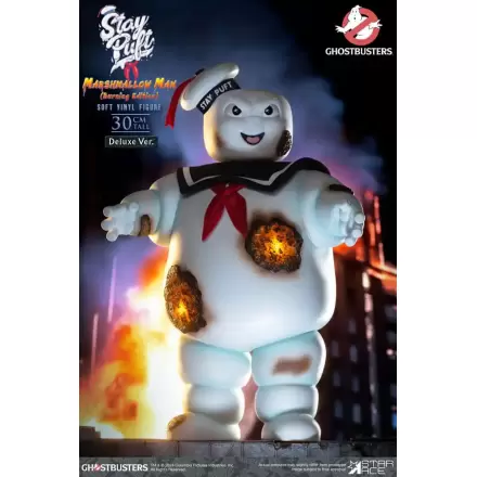 Ghostbusters mekana vinilna statua Stay Puft Marshmallow Man Burnign Edition Deluxe verzija 30 cm termékfotója