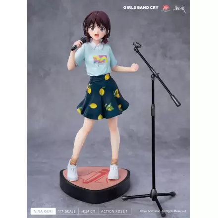 Girls Band Cry Natsu wo Mankitsu shite Sakebe Series No. 1 PVC kipić 1/7 Nina Iseri 24 cm fotografija proizvoda