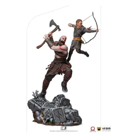 God of War BDS Art Scale Kip 1/10 Kratos & Atreus 34 cm termékfotója