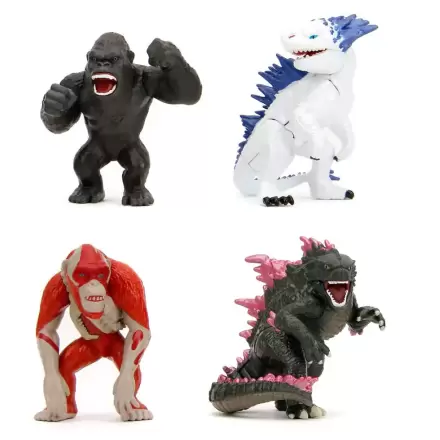 Godzilla Nano Metalfigs Diecast Mini Figure Figurice 4-Pack Wave 1 4 cm termékfotója