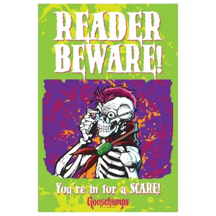 Goosebumps metalni znak Reader Beware fotografija proizvoda