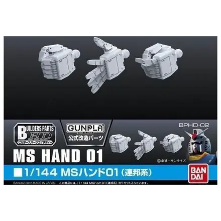 Gundam Builders Part HD 1/144 MS Ruka 01 (E.F.S.F.) Komplet modela fotografija proizvoda