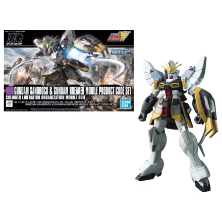 GUNDAM HG 1/144 XXXG-01SR Gundam Sandrock & Breaker MPCS Model Kit fotografija proizvoda