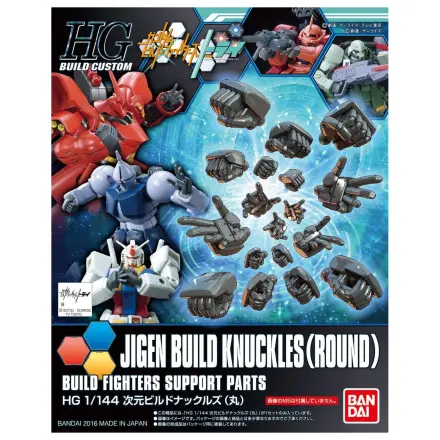Gundam HGBC 1/144 Jigen Build Knuckles (Round) Model Set fotografija proizvoda
