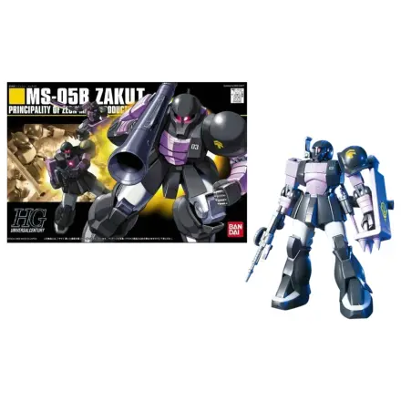 Gundam HGUC 1/144 MS-05B Zaku 1 Model Kit fotografija proizvoda