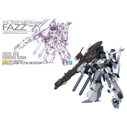 Gundam MG 1/100 FAZZ Ver.Ka FA-010 Komplet modela fotografija proizvoda