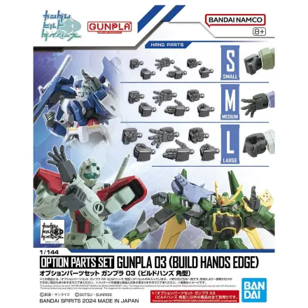 Gundam Option Parts Set Gunpla 3 (Build Hands Edge) Model Kit fotografija proizvoda