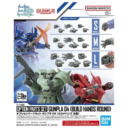GUNDAM Dodatni dijelovi Set Gunpla 4 (Build Hands Round) komplet modela fotografija proizvoda