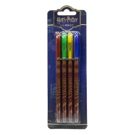 Harry Potter Gel Olovke 4-Pack Šareni Grb fotografija proizvoda