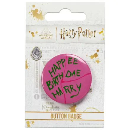 Harry Potter Happee Birthdae Cake bedž na gumb fotografija proizvoda