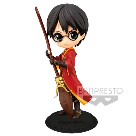 Harry Potter Q Posket Mini Figura Harry Potter Quidditch Style Version A 14 cm termékfotója