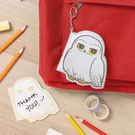 Harry Potter Privjesak za ključeve Hedwig pahuljasti blok za bilješke fotografija proizvoda