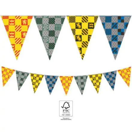 Harry Potter Hogwarts Houses Bunting FSC 2,3 m fotografija proizvoda