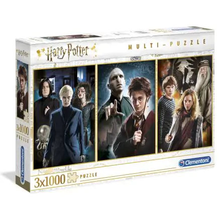 Harry Potter Multi Jigsaw Puzzle Characters (3 x 1000 dijelova) termékfotója