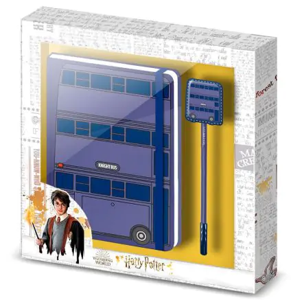 Harry Potter Knight Bus set bilježnica + kemijska olovka fotografija proizvoda