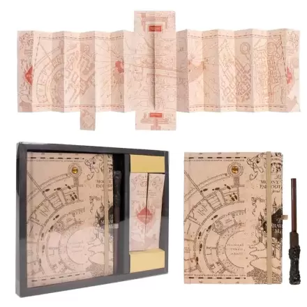 Harry Potter Stationery Set Marauder's Map - Set pisaćeg pribora termékfotója