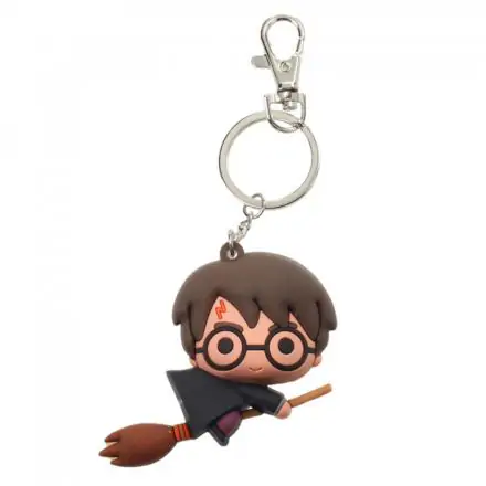 Harry Potter Gumeni privjesak za ključeve Harry Potter & Broom Nimbus 7 cm fotografija proizvoda