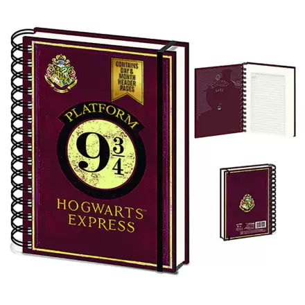 Harry Potter Platform 9 3/4 A5 bilježnica termékfotója