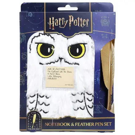 Harry Potter plišani set bilježnica s olovkom Hedwig Magical Locations fotografija proizvoda