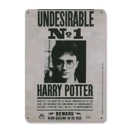 Harry Potter limena ploča Undesirable No. 1 15 x 21 cm termékfotója