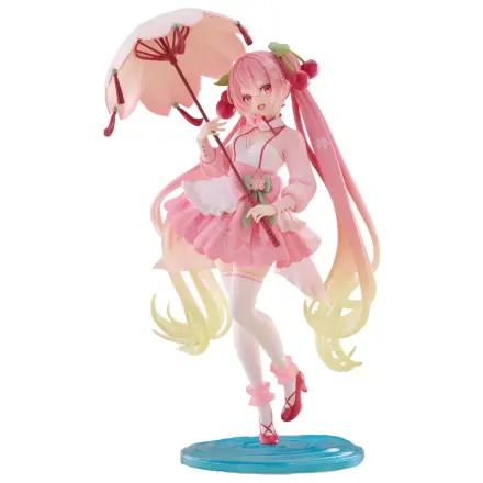Hatsune Miku AMP PVC kip Newly Written Sakura Miku Sakura Dress Ver. 21 cm fotografija proizvoda