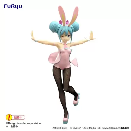 Hatsune Miku BiCute Bunnies PVC Kipić Namigivanje Pearl Pink Color Ver. 30 cm termékfotója