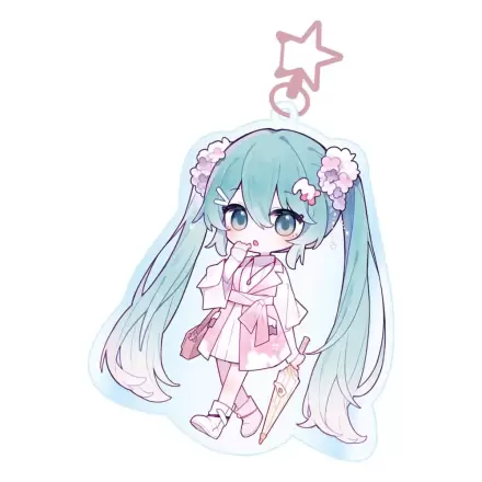 Hatsune Miku Akrilni privjesak za ključeve Kawaii Summer Time termékfotója