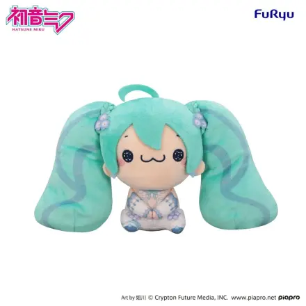 Hatsune Miku Mochipico Plišana Figura Nemophila A 15 cm fotografija proizvoda