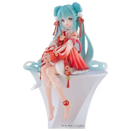 Hatsune Miku čep za rezance PVC kip 2026. kineska nova godina Ver. 14 cm fotografija proizvoda