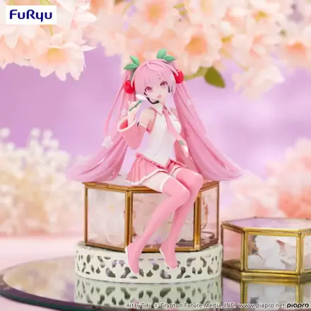 Hatsune Miku Noodle Stopper PVC kip Sakura Miku 2024 15 cm fotografija proizvoda