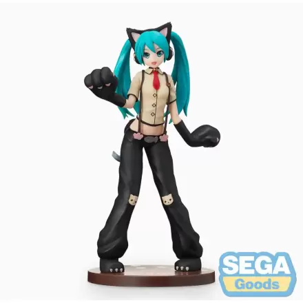 Hatsune Miku Project DIVA Arcade Future Tone SPM PVC kipić Hatsune Miku Kitty Cat 23 cm termékfotója