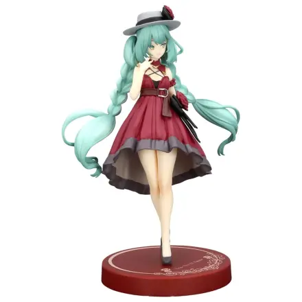 Hatsune Miku Trio-Try-iT PVC statua Hatsune Miku Outing Dress Red Color Ver. 19 cm fotografija proizvoda