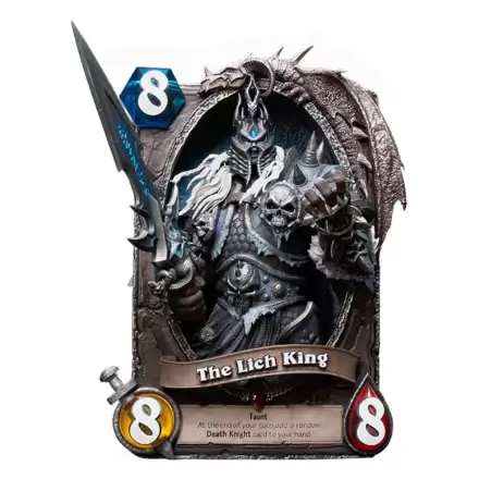 Hearthstone 3D Umjetnički Okvir Kip The Lich King 31 cm fotografija proizvoda