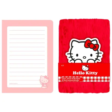 Hello Kitty A5 plišana bilježnica fotografija proizvoda