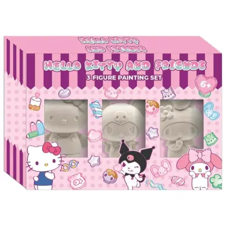 Hello Kitty and Friends blister pakiranje s 3 figurice za bojanje fotografija proizvoda