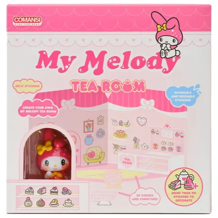 Hello Kitty and Friends Mini figure Sticker House My Melody Tea Room fotografija proizvoda