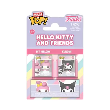 Hello Kitty Bitty Funko POP! vinilne figure, pakiranje od 2 My Melody&Kuromi fotografija proizvoda