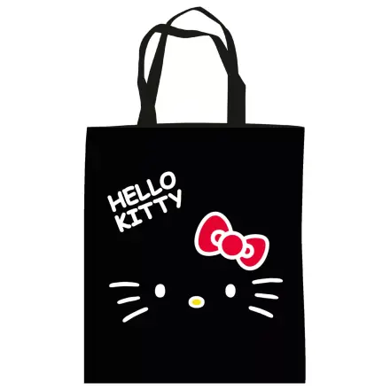 Hello Kitty Crna Platnena Torba, Torba za kupovinu 44 cm fotografija proizvoda