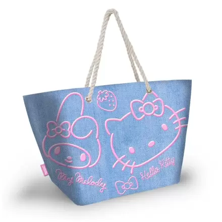 Hello Kitty Denim plaža torba termékfotója