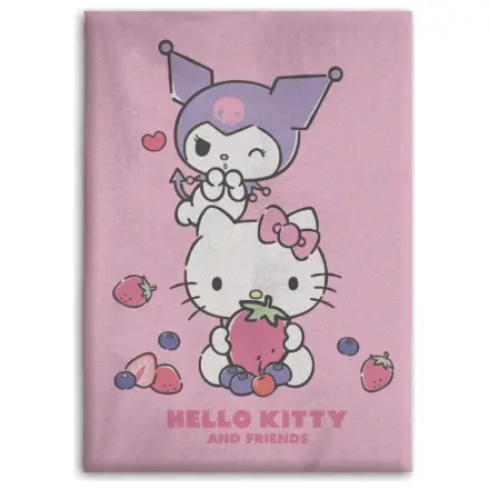 Hello Kitty Fruits deka od flisa fotografija proizvoda