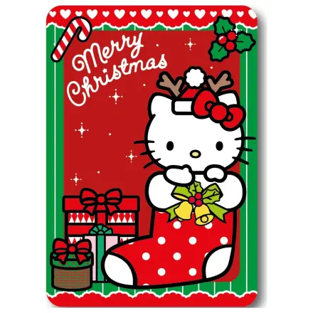 Hello Kitty Holiday Cheer božićna dekica od flisa fotografija proizvoda