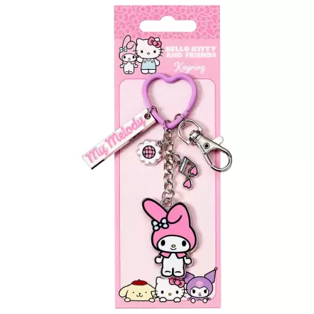Hello Kitty privjesak za ključeve s My Melody dodacima fotografija proizvoda