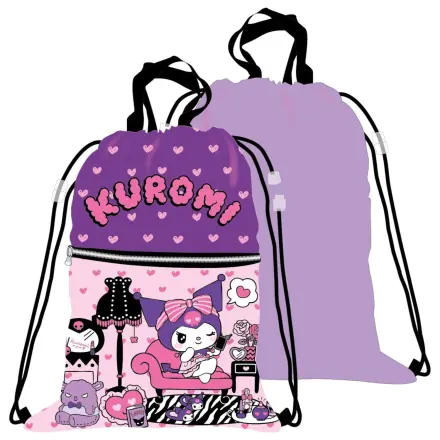 Hello Kitty Kuromi Deluxe torba za teretanu, torba na vezicu 45 cm fotografija proizvoda